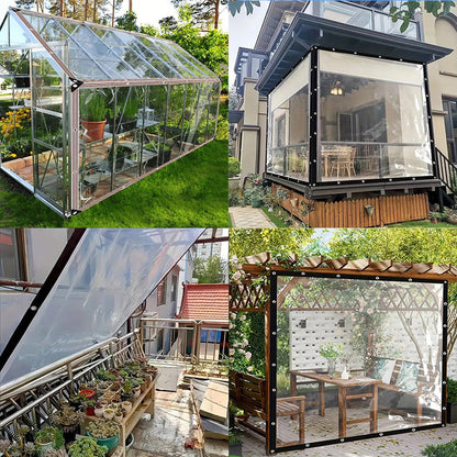 VitraGuard — Transparente, wasserdichte Plane – wetterfest | 50% RABATT