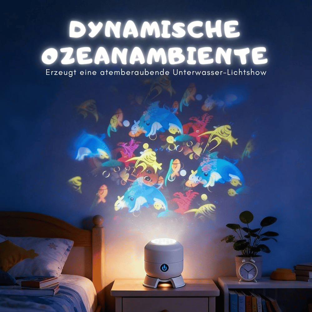 NeptuneGlow — Nachtlicht-Projektor für Kinder | 50% RABATT