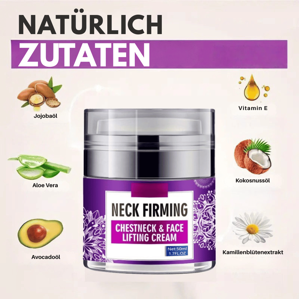 NeckLift — Straffende Hals-, Brust- und Gesichtscreme | 1+1 GRATIS