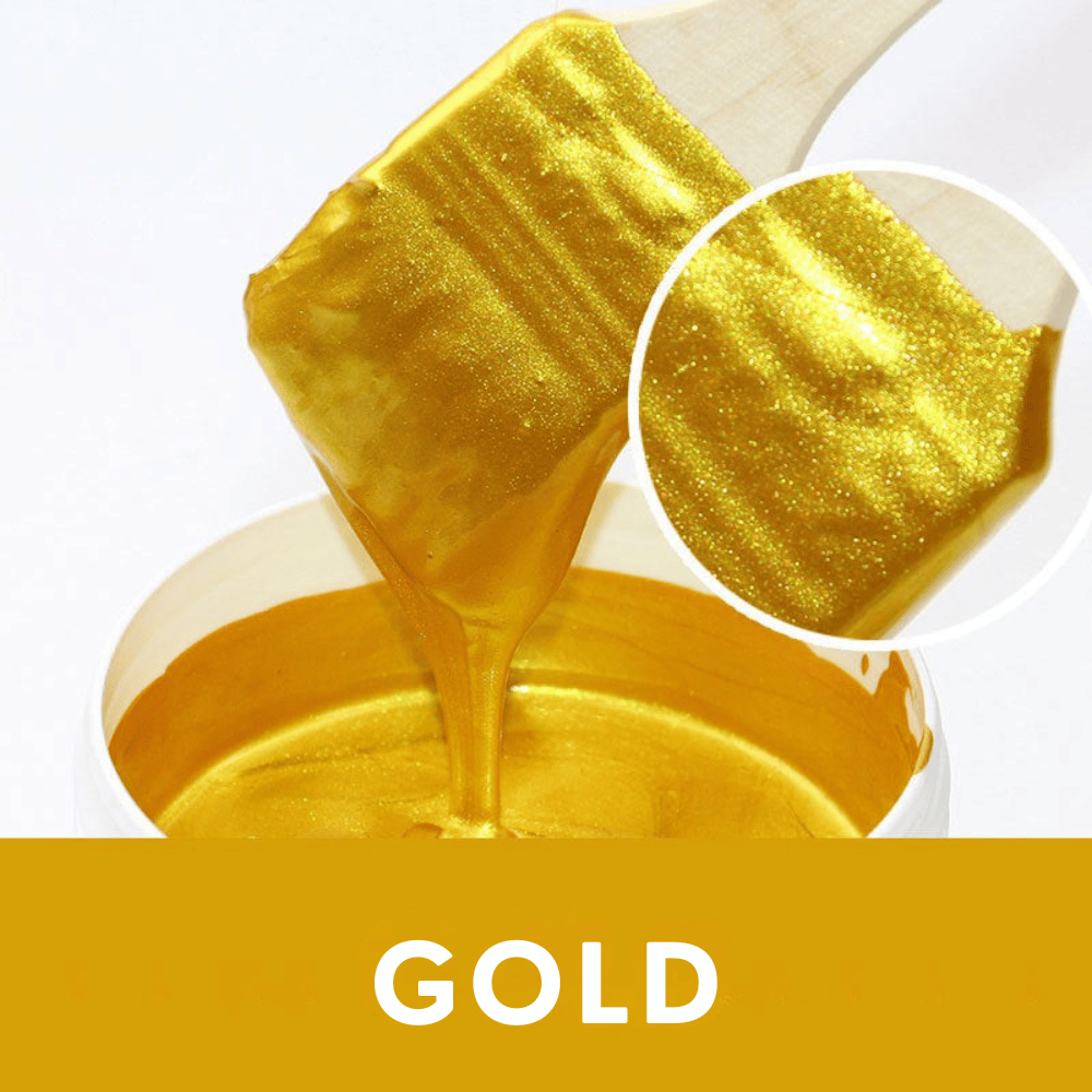 GoldLuxe — Wetterfeste Goldfarbe auf Wasserbasis | 50% RABATT